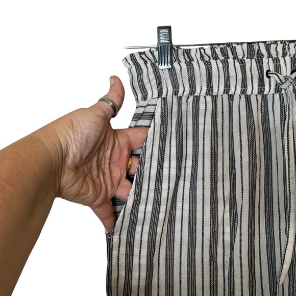 Scotch Soda The Poolside Striped Leg Cotton Pull On Pants Size XS Pockets Beachy - Picture 8 of 10